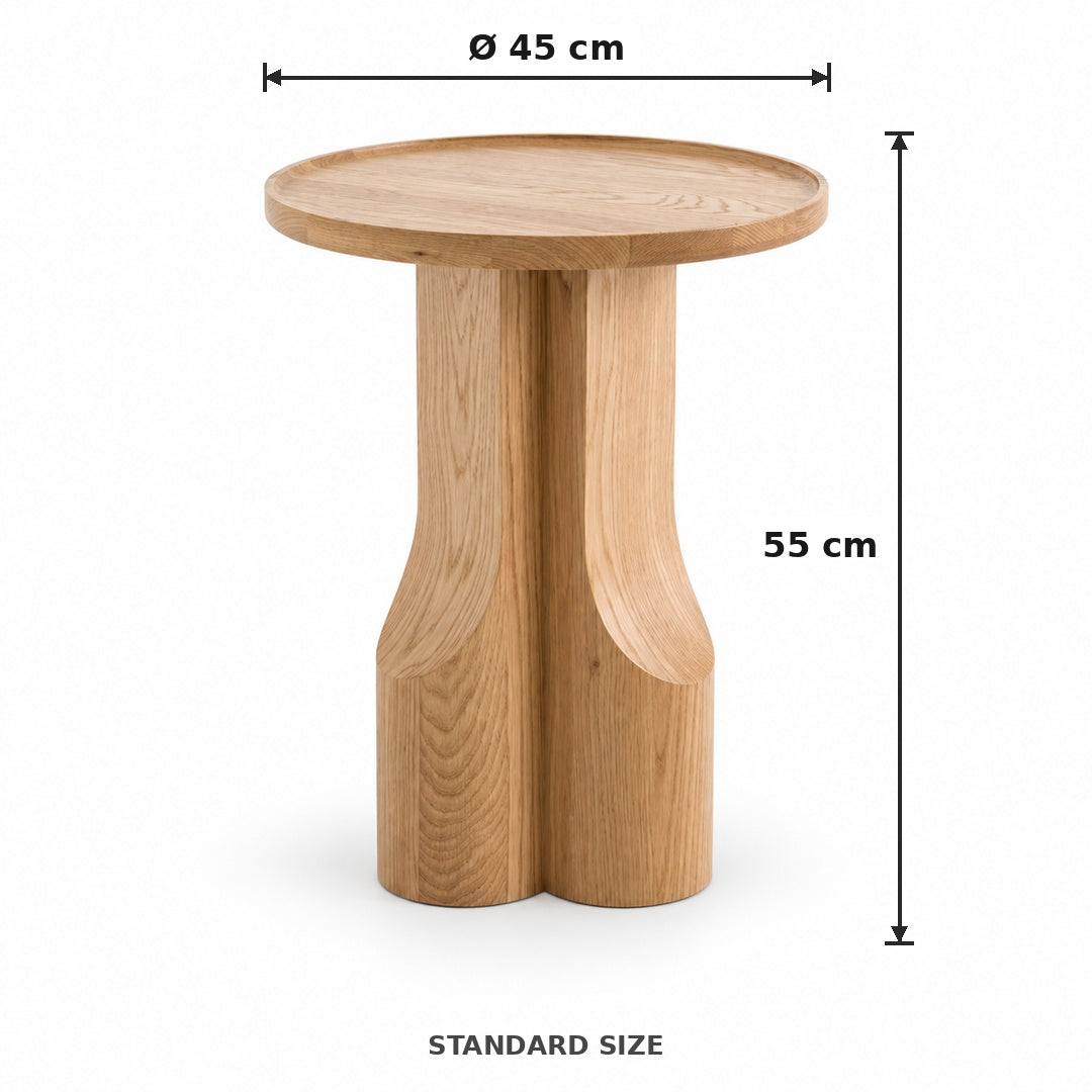 Nour Twin Column End Table