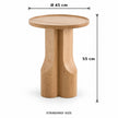 Nour Twin Column End Table