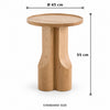 Nour Twin Column End Table