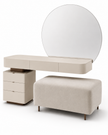 Nour Round Mirror Vanity Set