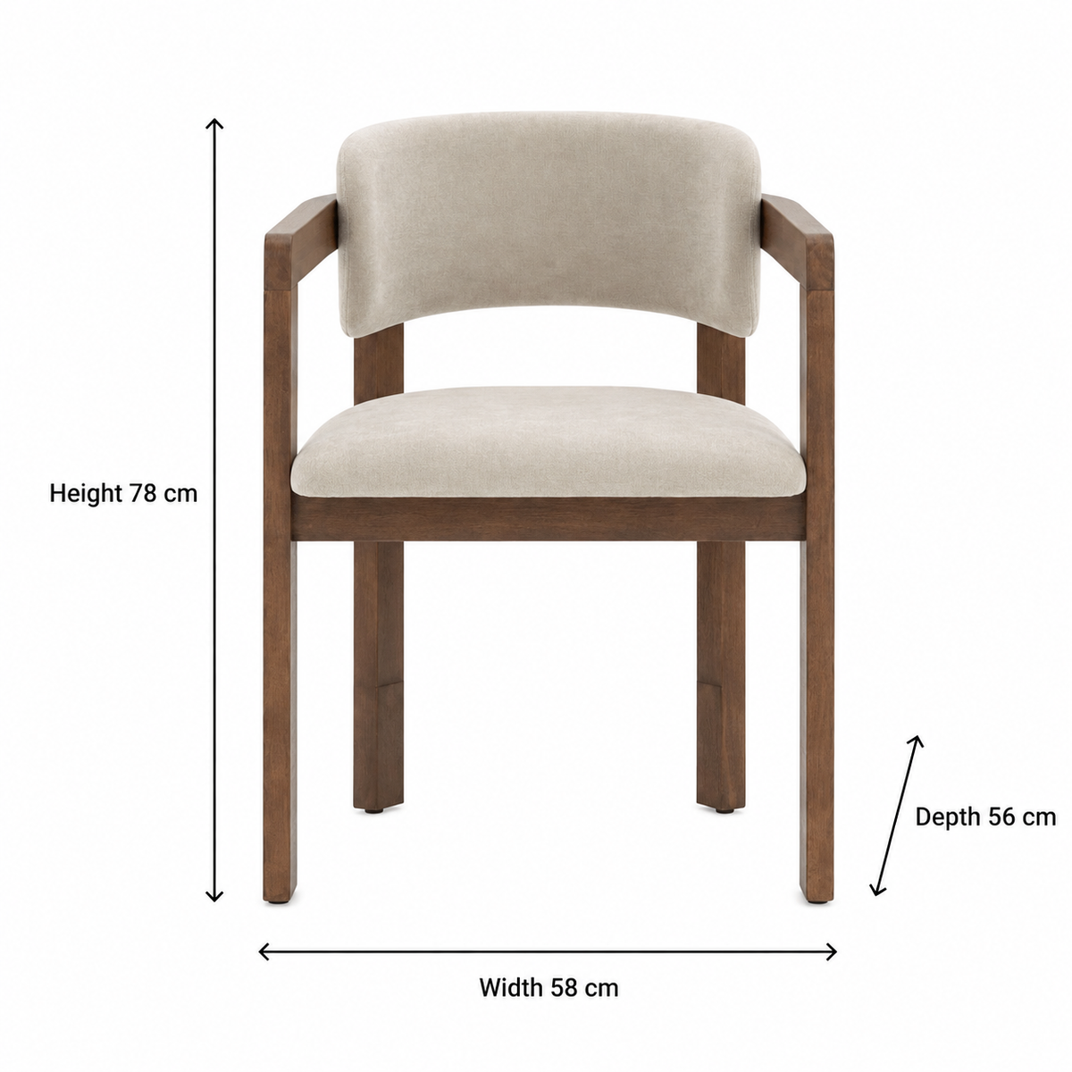Nour Cadre Dining Chair