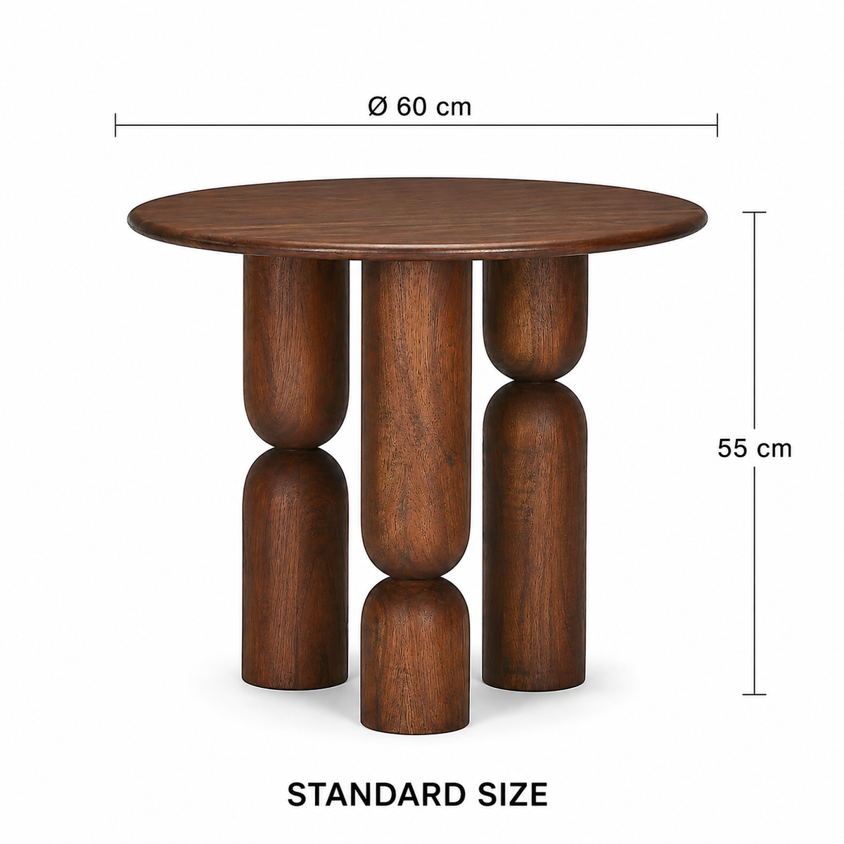Nour Tripod Sculptural End Table