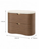 Oval Curve Nightstand