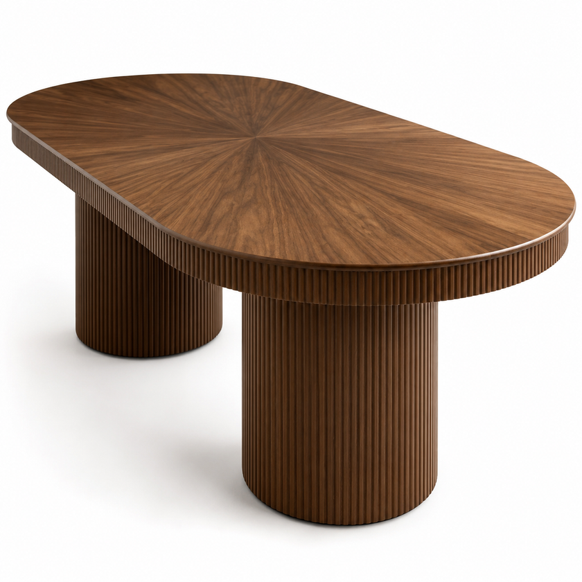 Nour Sunburst Dining Table