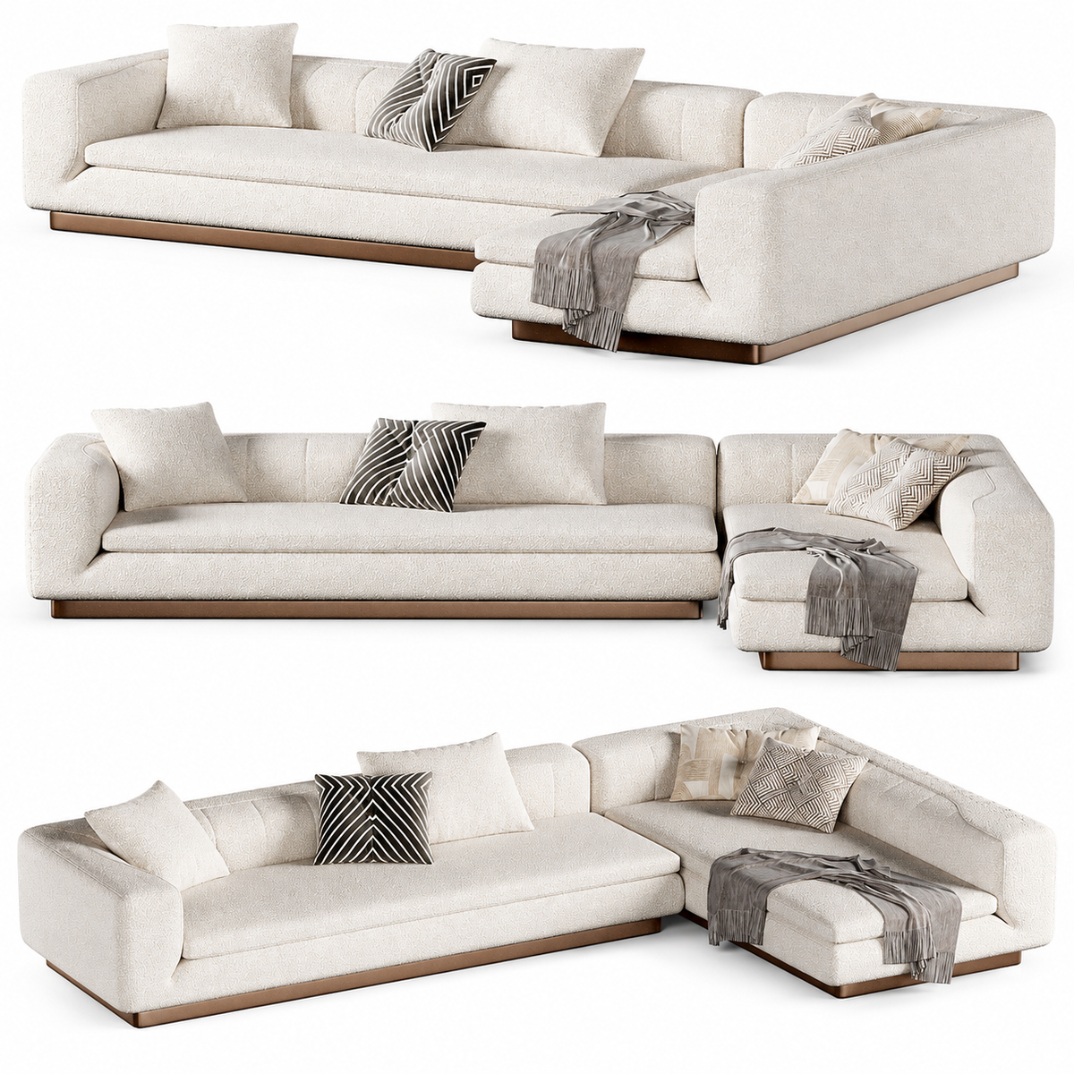 Nour Metropolitan Sectional Sofa