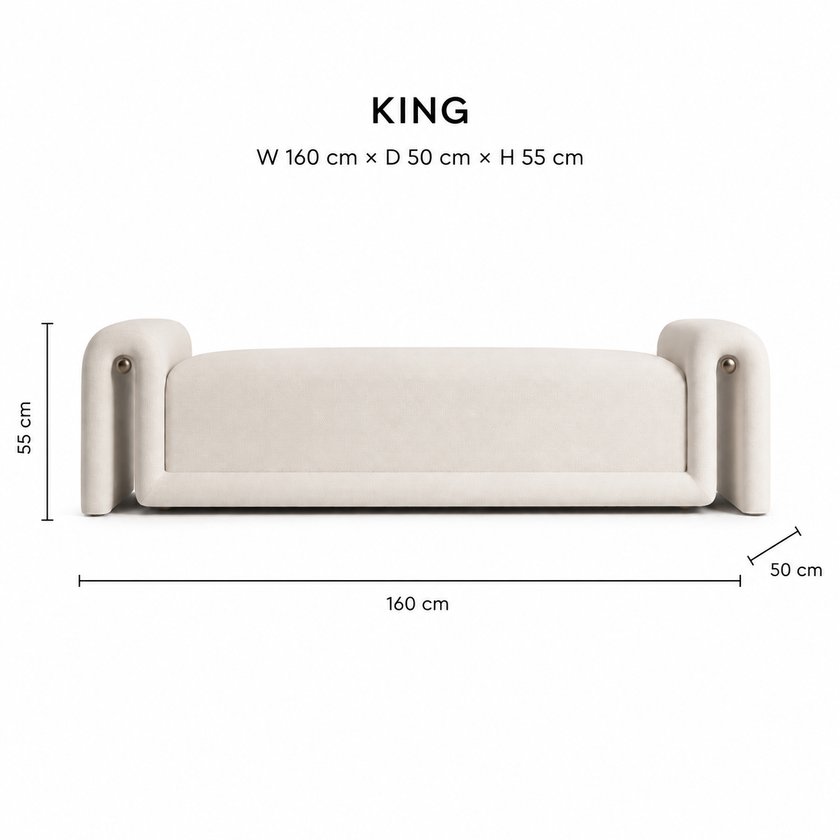 Nour Sculptural Bench