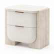 Nour Travertine Nightstand