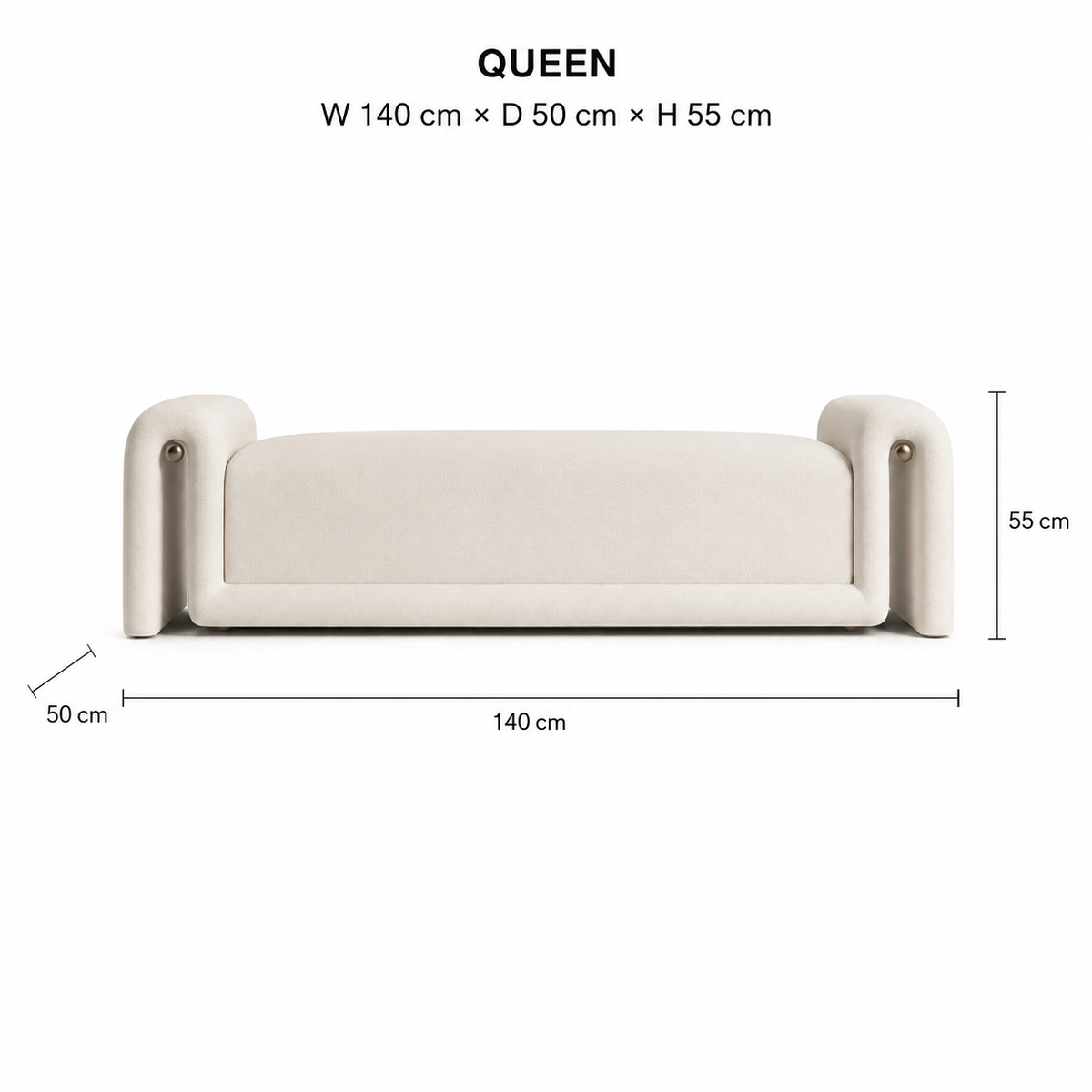 Nour Sculptural Bench