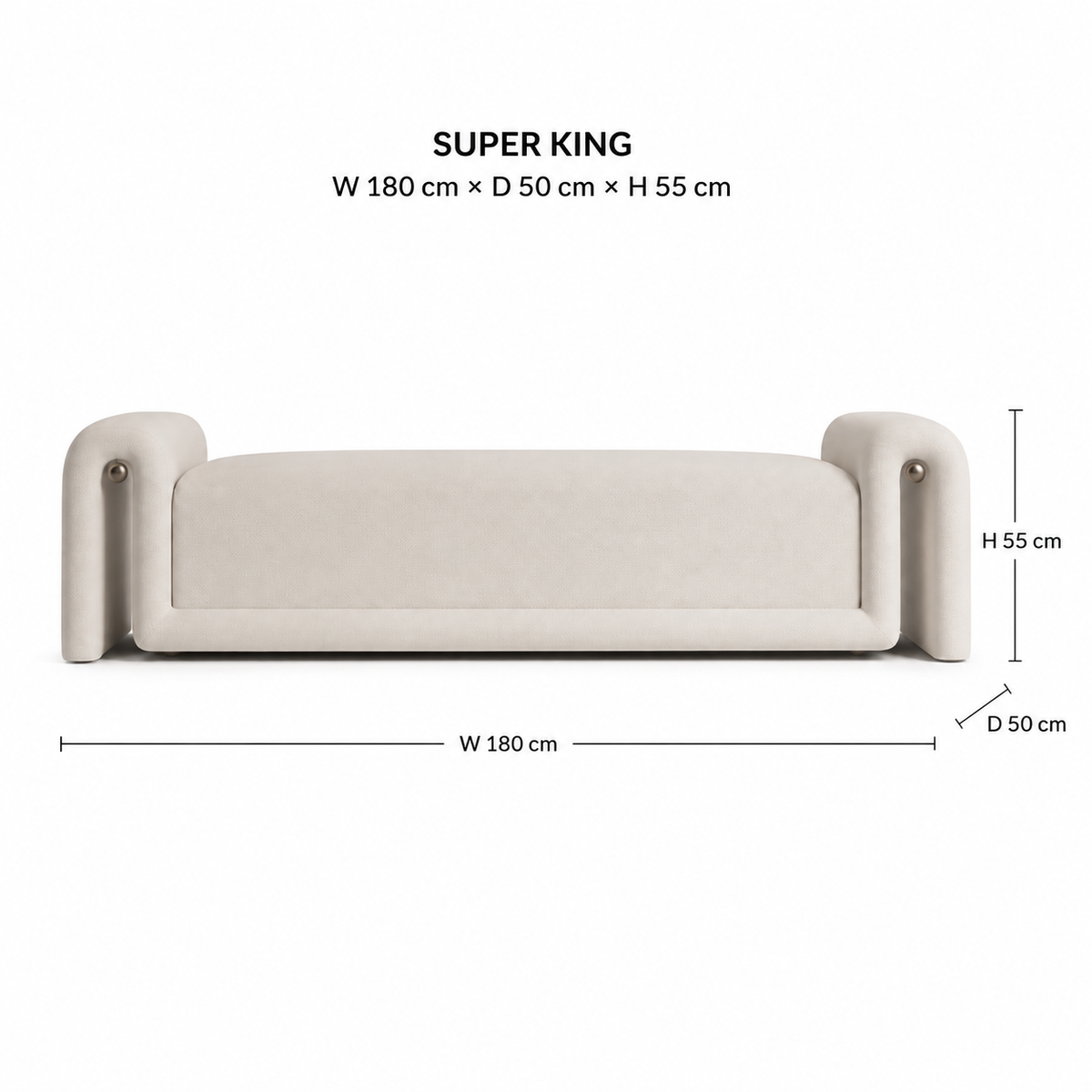 Nour Sculptural Bench
