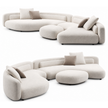Nour Riviera Curved Sofa Set