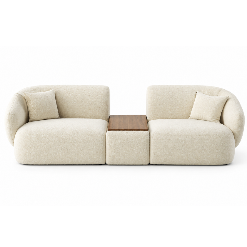 Nour Duo Sofa with Center Table