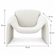 Nour Ova Armchair