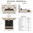 Nova Smart Bed — Integrated Nightstand & LED Reading Lights