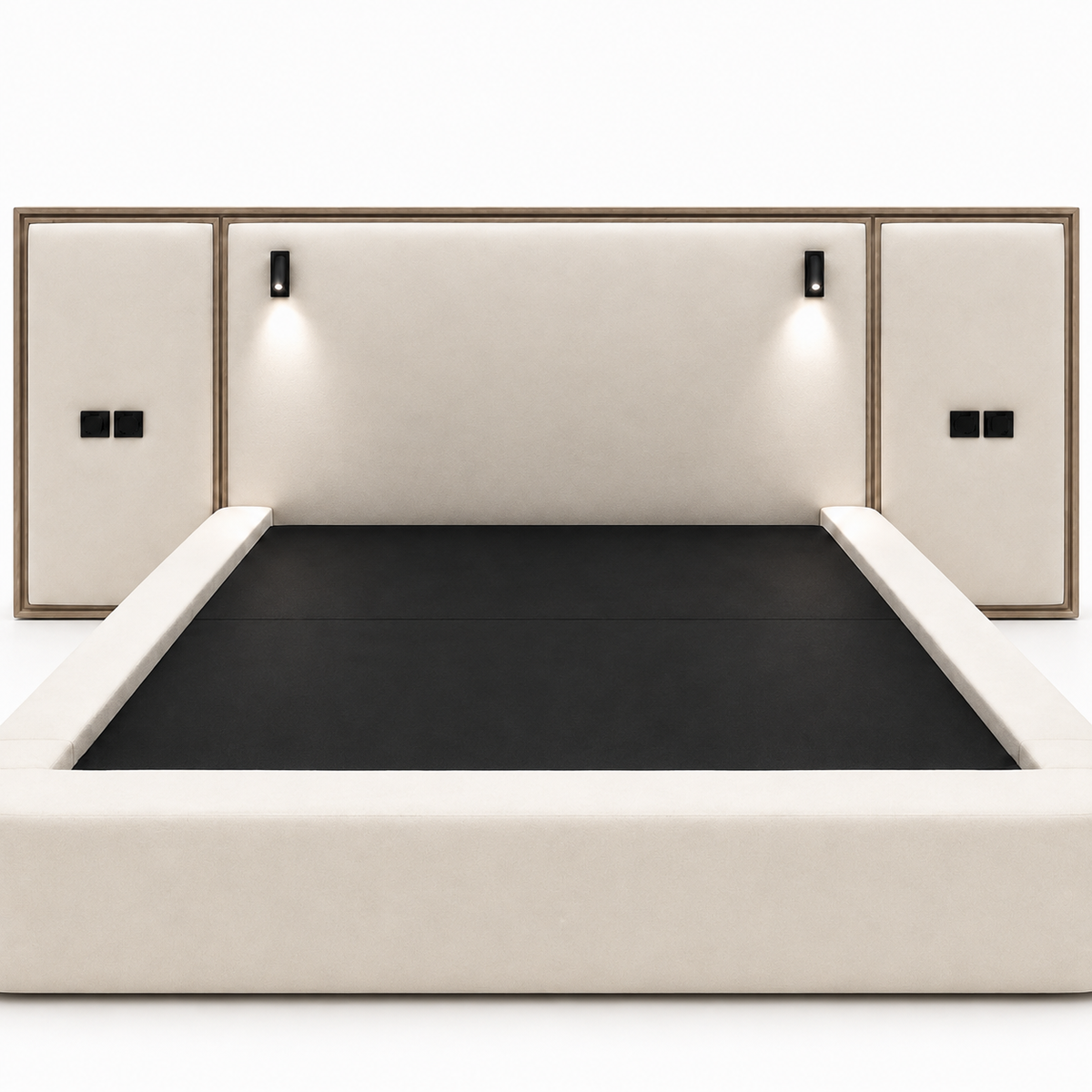 Nova Smart Bed — Integrated Nightstand & LED Reading Lights