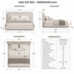 Layla Upholstered Platform Bed