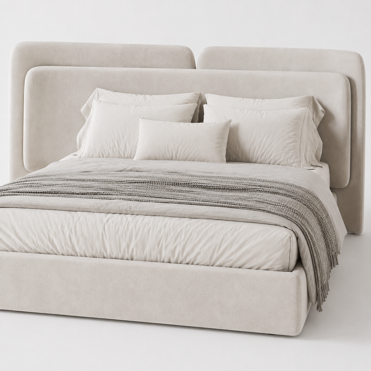 Layla Upholstered Platform Bed