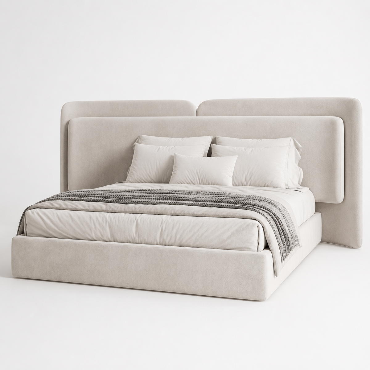 Layla Upholstered Platform Bed