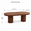 Nour Sunburst Dining Table