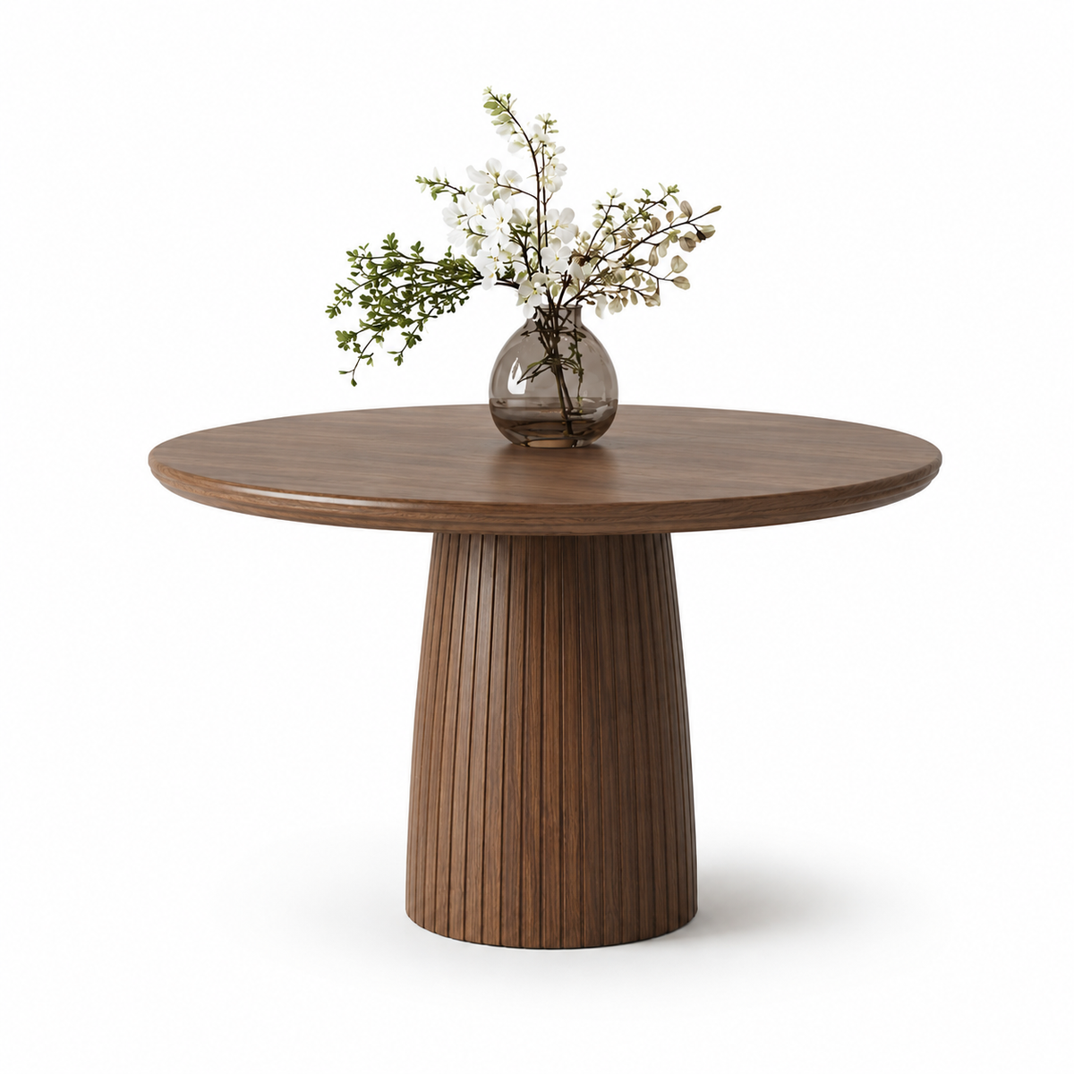 Nour Fluted Round Dining Table