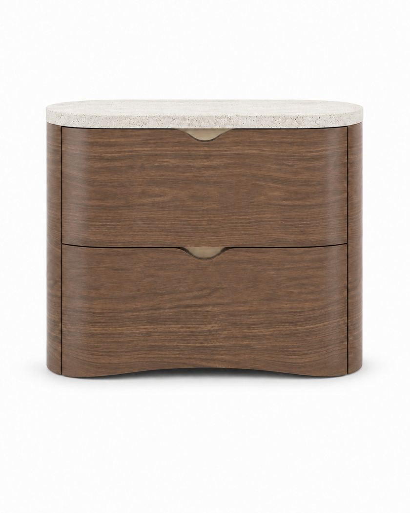 Oval Curve Nightstand