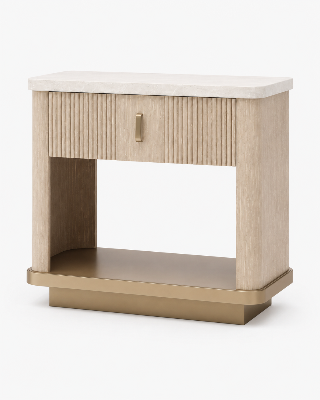 Nour Fluted Nightstand
