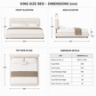 Sena Boucle Platform Bed