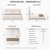 Sena Boucle Platform Bed