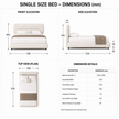 Sena Boucle Platform Bed