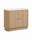 Nour Curved Cabinet Nightstand