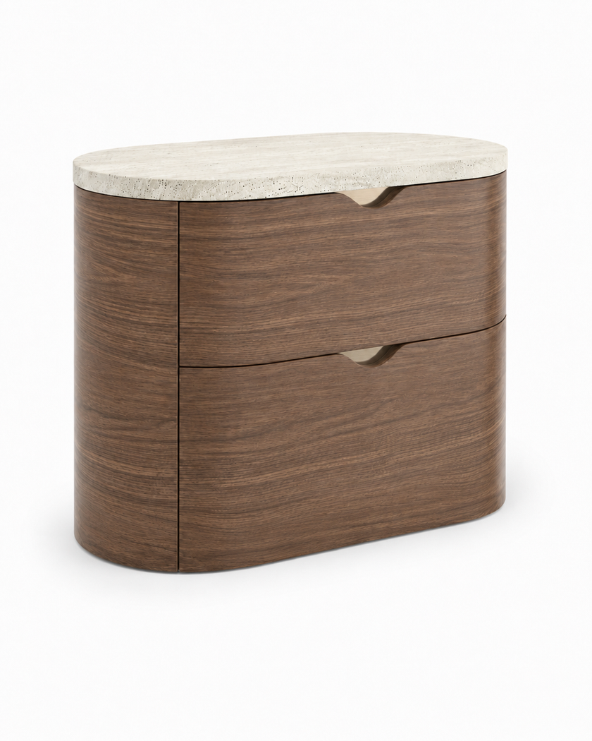 Oval Curve Nightstand